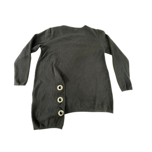 "JANE & JOHN" Women's Sweater SZ M Turkey Boutique Asymmetrical Hem Quiet Luxury - Picture 10 of 10